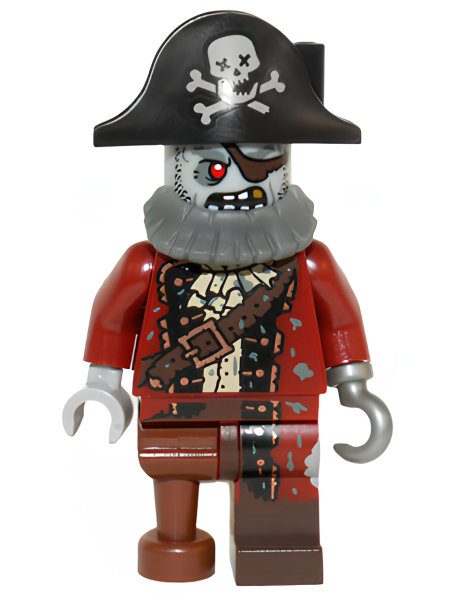 Минифигурка Lego Collectible Minifigures Zombie Pirate, Series 14  col212 U